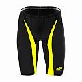 Pánské závodní plavky Michael Phelps XPRESSO černá/žlutá - výprodej - DE3 XS/S
