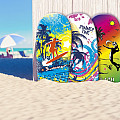 Surfovací deska Mondo 11231 BEACH PALMY 94 cm
