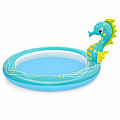 Nafukovací bazének Bestway 53114 SEAHORSE SPRINKLER 188 x 160 x 86 cm