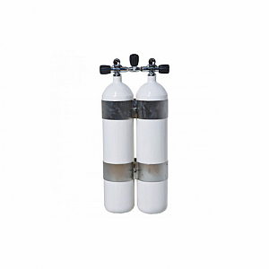 Potápěčská láhev Vítkovice dvojče 2x7 L/230 bar konkáv