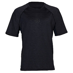Pánské lycrové triko Aqua Lung LOOSE FIT černá/šedá, krátký rukáv