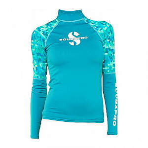 Dámské lycrové triko Scubapro RASHGUARD CARIBBEAN UPF50, dlouhý rukáv