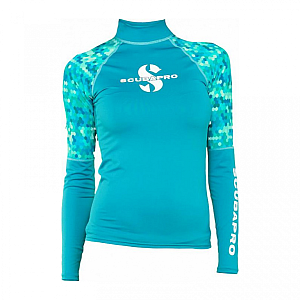 Dámské lycrové triko Scubapro RASHGUARD CARIBBEAN UPF50, dl. ruk.