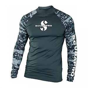 Pánské lycrové triko Scubapro RASHGUARD GRAPHITE UPF50, dlouhý rukáv