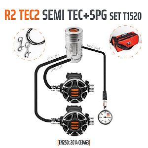 Automatika Tecline REGULÁTOR R2 TEC2 SEMITEC S MANOMETREM