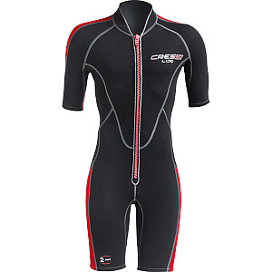 Neoprenový short Cressi LIDO MAN 2 mm červená/černá - 3XL