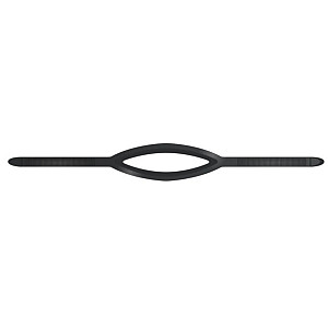 Univerzální silikonový pásek k masce 16 mm - černá