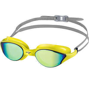 Plavecké zrcadlové brýle Aqua Speed ​​Vortex Mirror s pouzdrem - žluté skla - žlutá