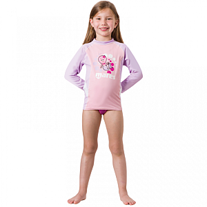 Dětské lycrové triko Mares RASHGUARD KID GIRL - S (3/4 roky) dl. rukáv