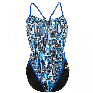 Dívčí plavky Michael Phelps CITY LADY RACING BACK - výprodej - 16 let (176 cm) DE28