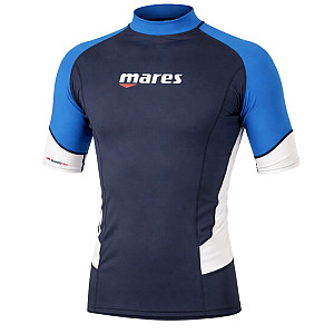 Pánské lycrové triko Mares RASHGUARD, krátký rukáv