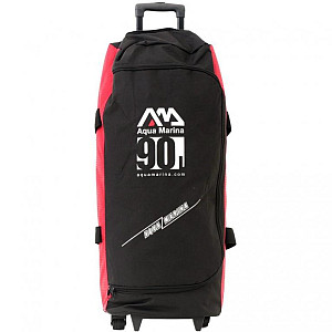 Cestovní taška Aqua Marina 90 L černá/červená