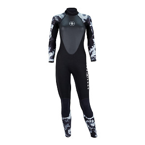Dámský neoprenový oblek Aqua Lung HYDROFLEX FULL SUIT 3mm černá/bílá