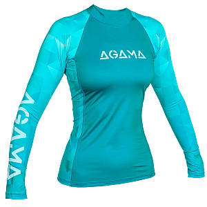 Dámské lycrové triko Agama AQUA LADY, dlouhý rukáv