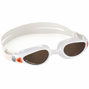 Plavecké brýle Aqua Sphere KAIMAN EXO polarizační skla hnědá - bílá/oranžová