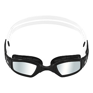 Plavecké brýle Michael Phelps NINJA SILVER titan. zrcadlová skla - černá/bílá