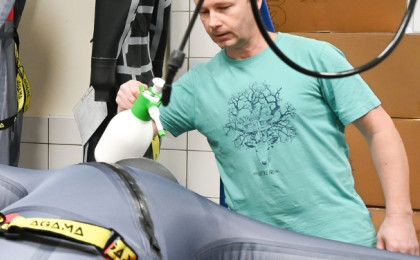 Komplexní servis - opravy suchých obleků, neoprenových obleků, závodních plavek a triatlonových obleků