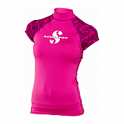 Dámské lycrové triko Scubapro RASHGUARD FLAMINGO UPF50, kr. ruk.