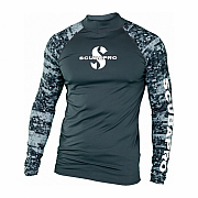 Pánské lycrové triko Scubapro RASHGUARD GRAPHITE UPF50, dlouhý rukáv