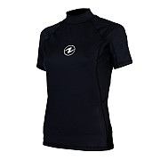 Dámské lycrové triko Aqua Lung RASHGUARD SLIM FIT černá krátký rukáv