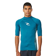 Pánské lycrové triko RIP CURL WAVES, krátký rukáv