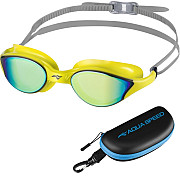 Plavecké zrcadlové brýle Aqua Speed ​​Vortex Mirror s pouzdrem žlutá