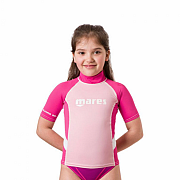 Dívčí lycrové triko Mares RASHGUARD JUNIOR, kr. ruk.