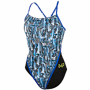 Dívčí plavky Michael Phelps CITY LADY RACING BACK - výprodej