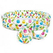 Nafukovací bazének Intex 59469 ANANAS SET 132 x 28 cm - výprodej
