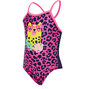 Dívčí plavky Zoggs CROSSBACK KIDS GIRLS KITTEN SAFARI - výprodej