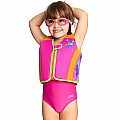 Dětská plavecká vesta Zoggs SEA UNICORN SWIMSURE JACKET PINK