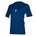 Pánské lycrové triko Aqua Lung LOOSE FIT modrá/bílá krátký rukáv