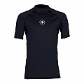 Pánské lycrové triko Aqua Lung SLIM FIT černá, krátký rukáv
