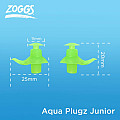 Dětské ucpávky do uší Zoggs AQUA PLUGZ JUNIOR ORANGE