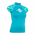 Dámské lycrové triko Scubapro RASHGUARD CARIBBEAN UPF50, kr. ruk.