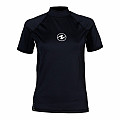 Dámské lycrové triko Aqua Lung RASHGUARD SLIM FIT černá krátký rukáv
