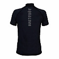 Dámské lycrové triko Aqua Lung RASHGUARD SLIM FIT černá krátký rukáv