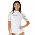 Dámské lycrové triko RIP CURL Summer krátký rukáv - 2XL
