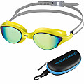 Plavecké zrcadlové brýle Aqua Speed ​​Vortex Mirror s pouzdrem - žluté skla - žlutá