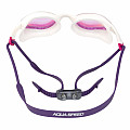 Plavecké zrcadlové brýle Aqua Speed ​​Vortex Mirror s pouzdrem - růžová skla - Růžová