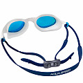 Plavecké zrcadlové brýle Aqua Speed ​​Vortex Mirror s pouzdrem bílá