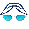 Plavecké zrcadlové brýle Aqua Speed ​​Vortex Mirror s pouzdrem bílá