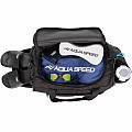 Cestovní taška Aqua Speed SPORT DUFFLE BAG M 35L - černá/tyrkys