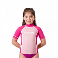 Dívčí lycrové triko Mares RASHGUARD JUNIOR, kr. ruk.