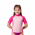 Dívčí lycrové triko Mares RASHGUARD JUNIOR, kr. ruk. - S (9/10 let)