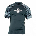 Pánské lycrové triko Scubapro RASHGUARD GRAPHITE UPF50, kr. ruk.