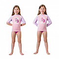 Dětské lycrové triko Mares RASHGUARD KID GIRL - S (3/4 roky) dl. rukáv