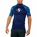 Pánské lycrové triko Scubapro RASHGUARD AEGEAN UPF50, krátký rukáv