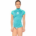 Dámské lycrové triko Scubapro RASHGUARD CARIBBEAN UPF50, krátký rukáv