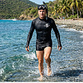Pánské lycrové triko Scubapro RASHGUARD BLACK SWIM UPF50, dlouhý rukáv